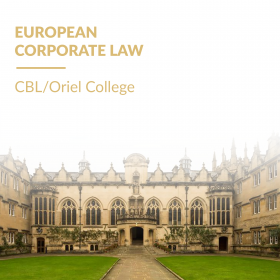 European Corporate Law – CBL/Oriell College